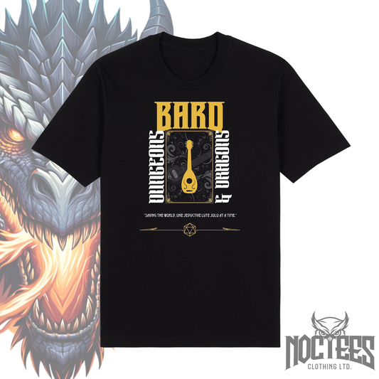 Bard T-Shirt – When words fail, play louder.